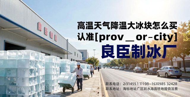 高温天气降温大冰块怎么买 认准宝安良臣制冰厂