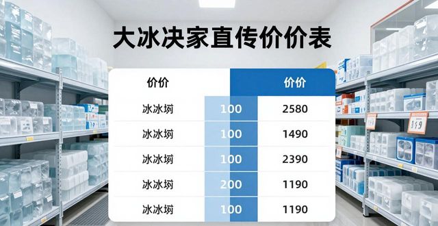 大冰块批发厂家怎么选？宝安直供渠道靠谱吗