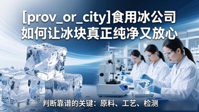 宝安食用冰公司如何让冰块真正纯净又放心