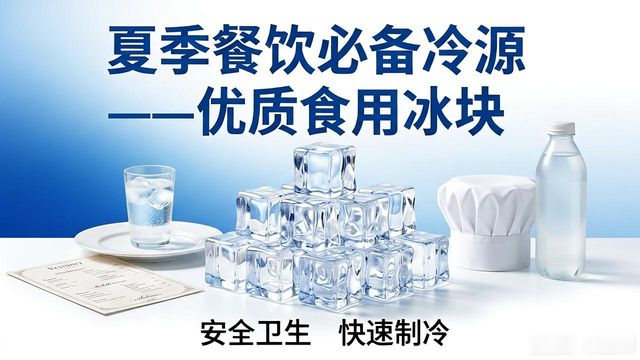 餐饮食用冰块供应商选择_食用冰块与普通冰块区别_宝安食用冰块销售