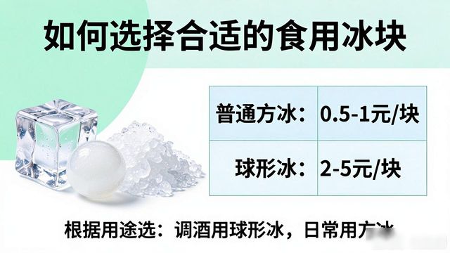 宝安食用冰块多少钱 价格与选择全解析
