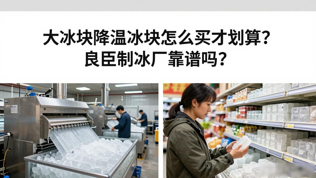 宝安大冰块降温冰块怎么买才划算？良臣制冰厂靠谱吗？