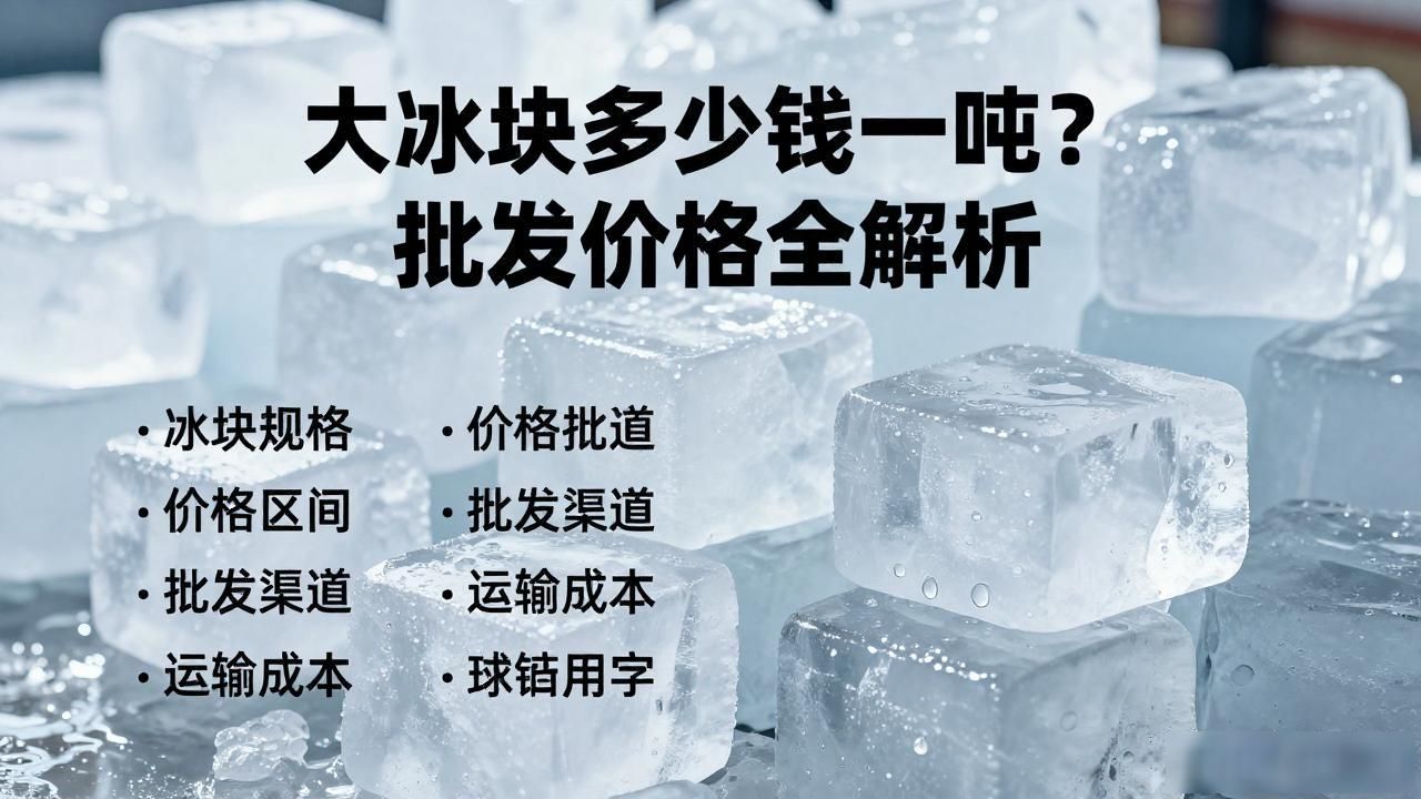 大冰块多少钱一吨？宝安批发价格全解析