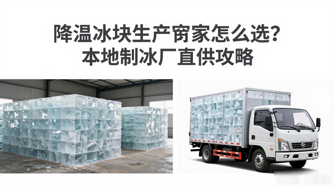 降温冰块生产厂家怎么选？宝安本地制冰厂直供攻略