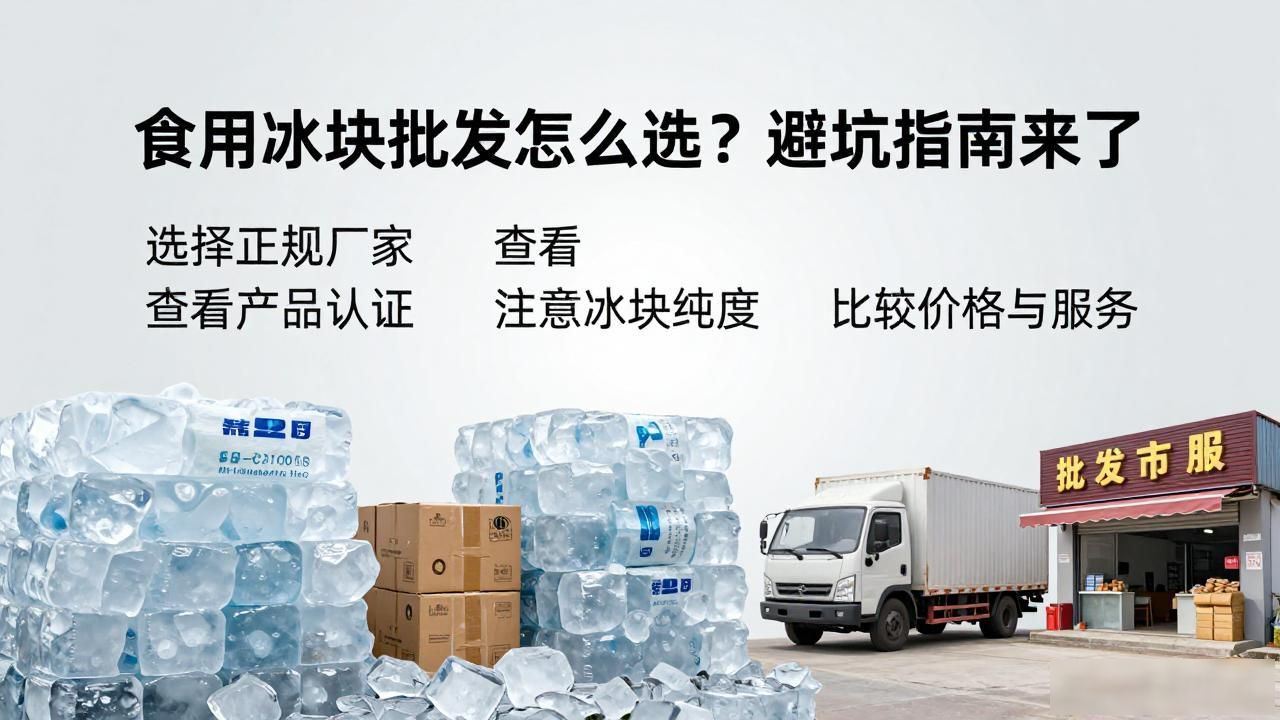 宝安食用冰块批发怎么选？避坑指南来了