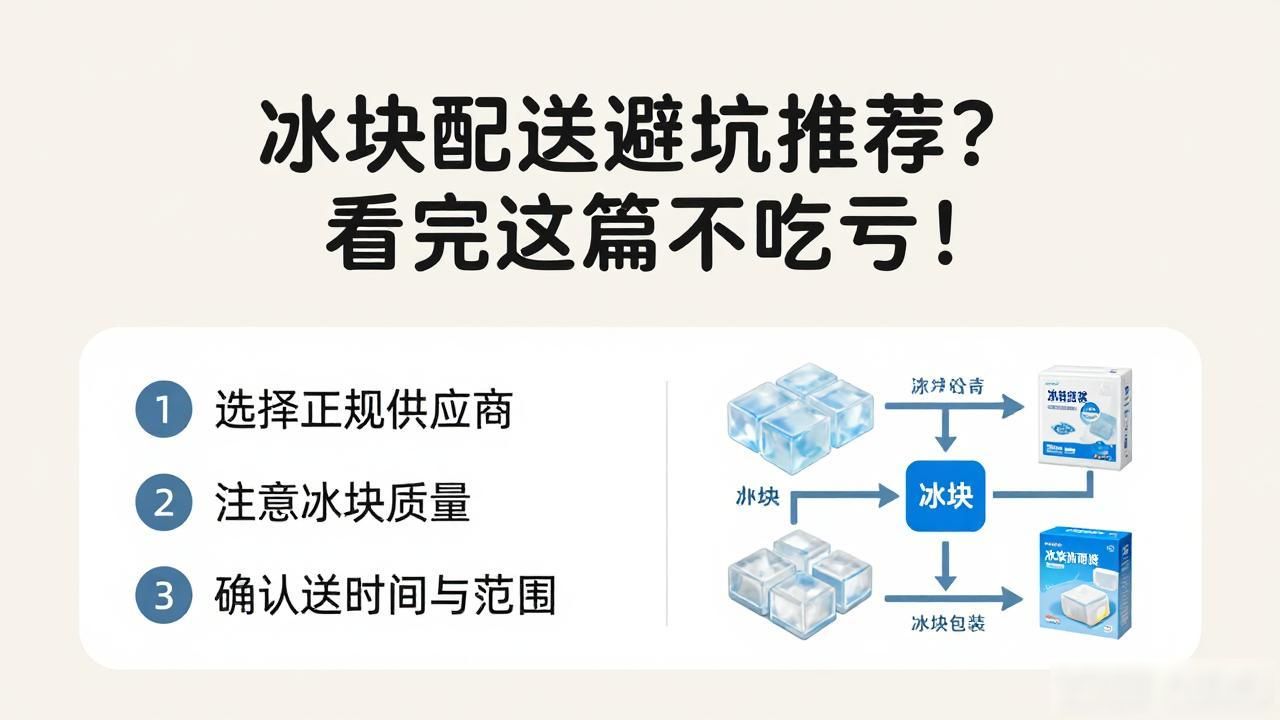 宝安冰块配送避坑推荐？看完这篇不吃亏！