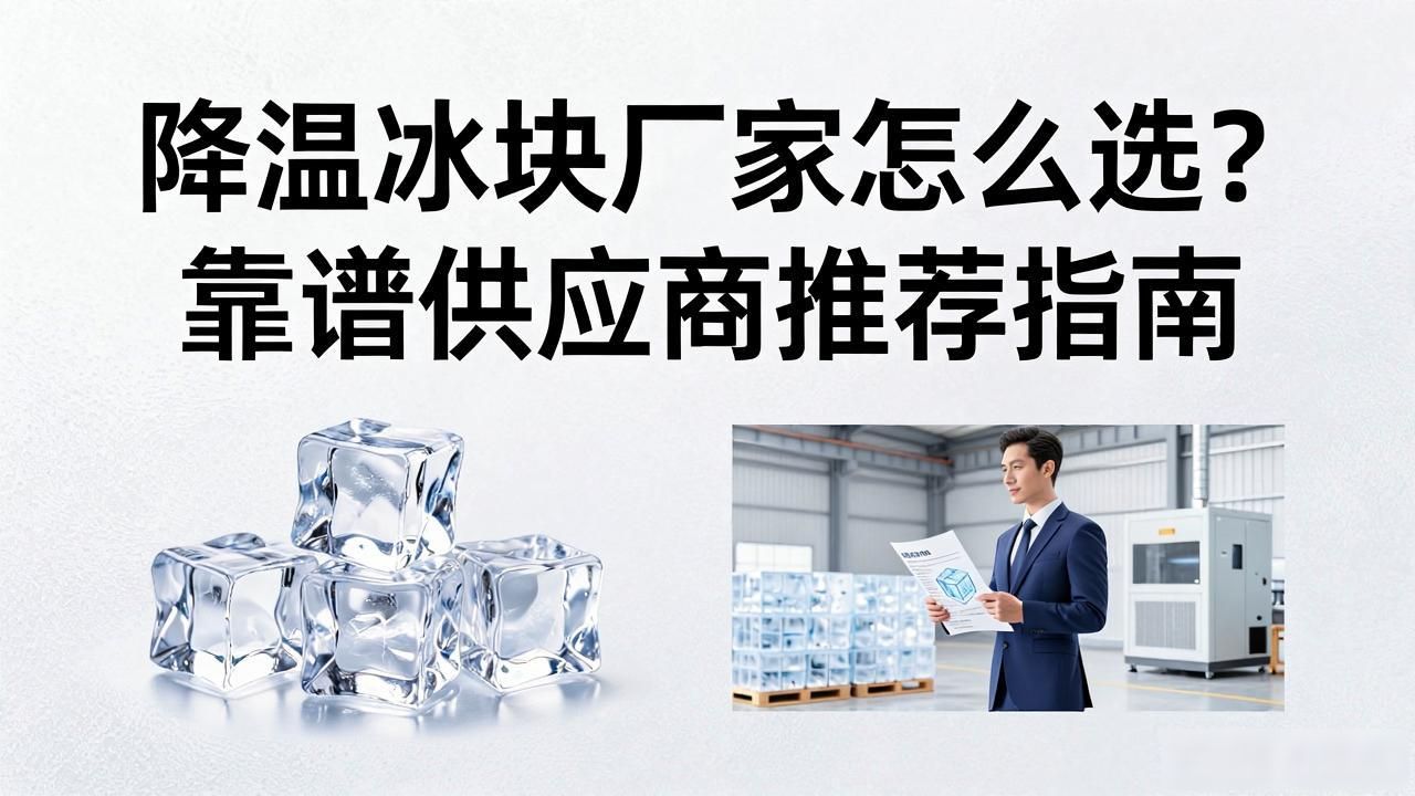 宝安降温冰块厂家怎么选?靠谱供应商推荐指南