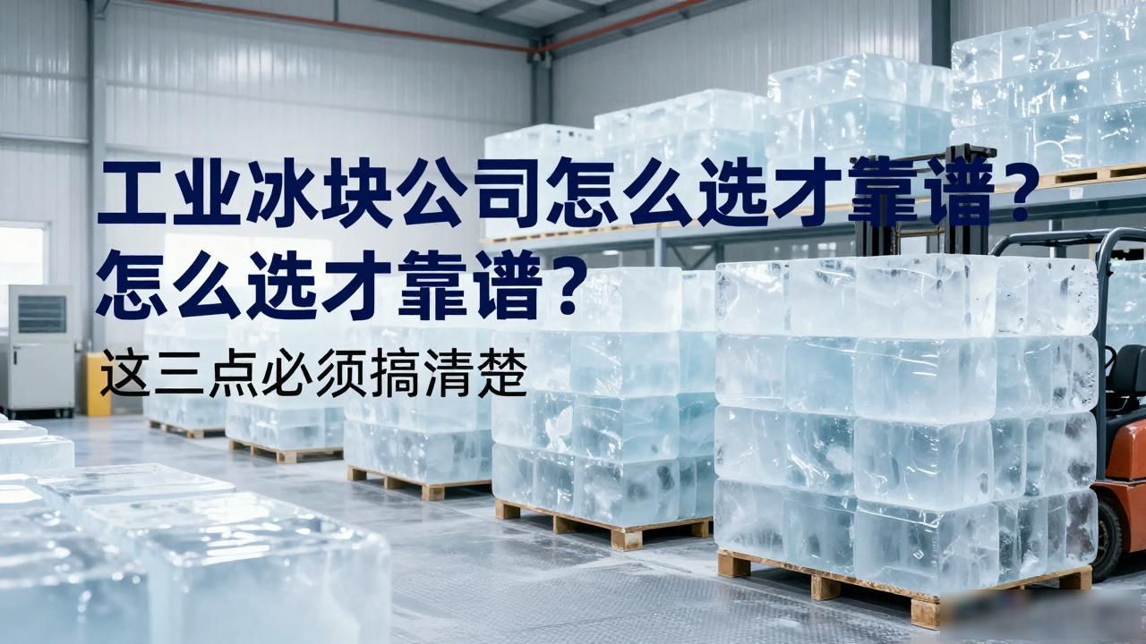 宝安工业冰块公司怎么选才靠谱?这三点必须搞清楚