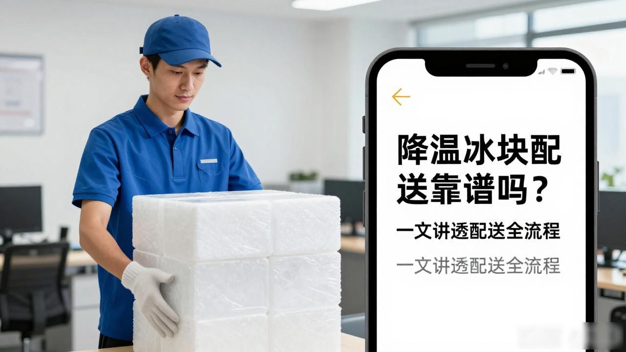 宝安降温冰块配送靠谱吗?一文讲透配送全流程