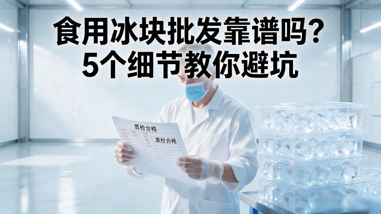 宝安食用冰块批发靠谱吗？5个细节教你避坑